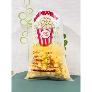 ถุงป๊อปคอร์น HDPE Food Grade 7x18 8x18 9x18 นิ้ว ถุงใสเหนียว สำหรับป๊อปคอร์น