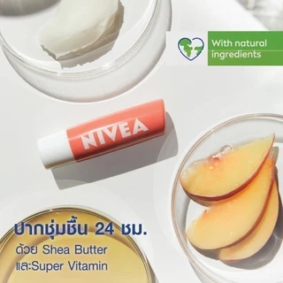 ถูก/แท้/มีไลฟ์ (ช้อปครบ 209.- ลด 20 บาท) ลิป NIVEA Hya Glowy Lips/Caring Color Lip&Cheek นีเวีย ลิปบำรุงปาก ปากเนียนนุ่ม