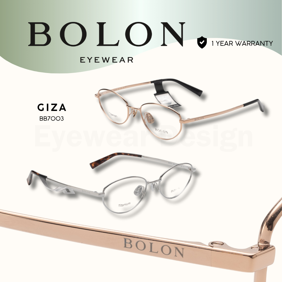 แว่นสายตา BOLON BB7003 รุ่น GIZA ของแท้ 100% พร้อมอุปกรณ์