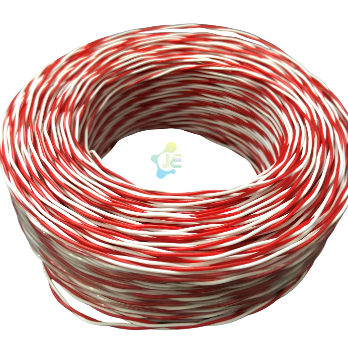 LINK Jumper wire 24AWG (0.5 mm.) 2C UL-0002 (แบ่งขายเป็น m) แดง-ขาว สายจั้มเปอร์ไวร์