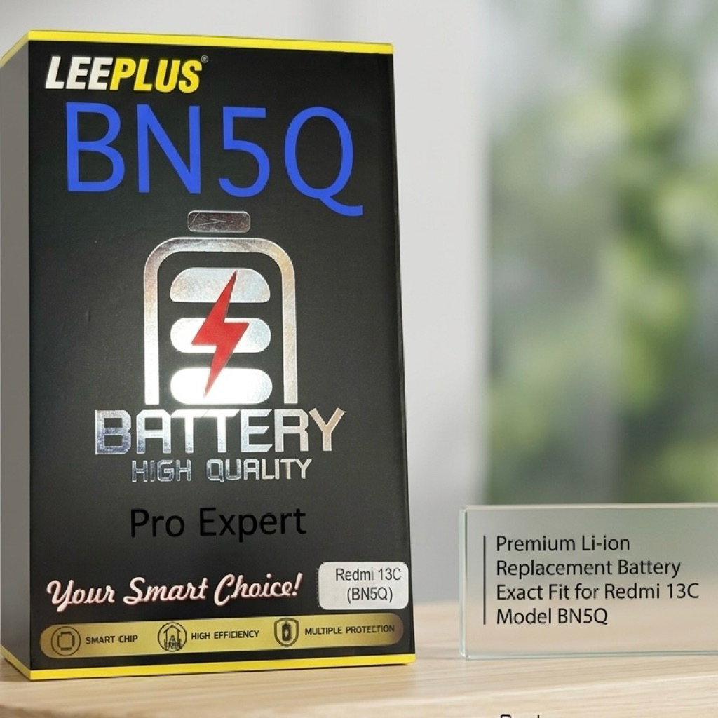 BN5Q แบต Redmi 13C แบต Poco C65 แบต Poco M6 5G ความจุ 5,000 mAh รับประกัน 1 ปี LEEPLUS