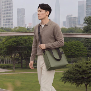กระเป๋าสะพายข้าง ผ้าใบกันน้ำ สะพายไหล่ ขนาดเล็กใส่ของ Mini Laptop พกพาสะดวก CART BAG KIDNAP ME.