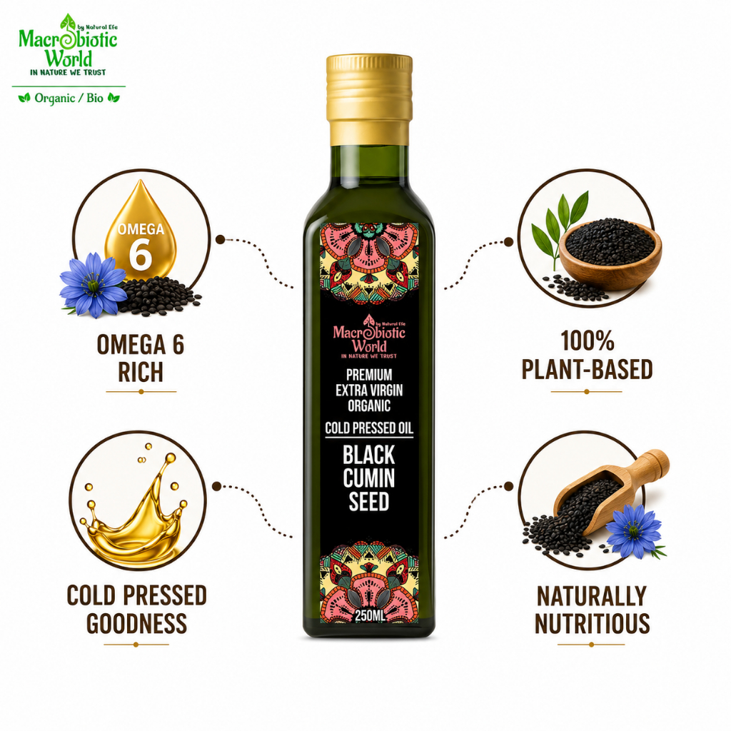 Organic/Bio Extra Virgin Cold Pressed Black Cumin Seeds Oil | น้ำมันเมล็ดเทียนดำ สกัดเย็น