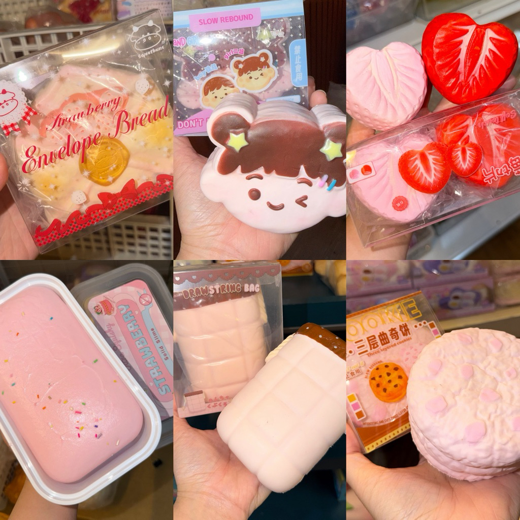 ‼️พร้อมส่ง สกุชชี่ รวมแบรนด์ ของแท้ สโลว์ เนื้อหนึบ | Squishy brand คัดโดย Salmonsunny