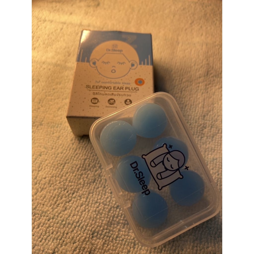 Dr.Sleep Sleeping Ear Plug (ซิลิโคนลดเสียงรบกวน)
