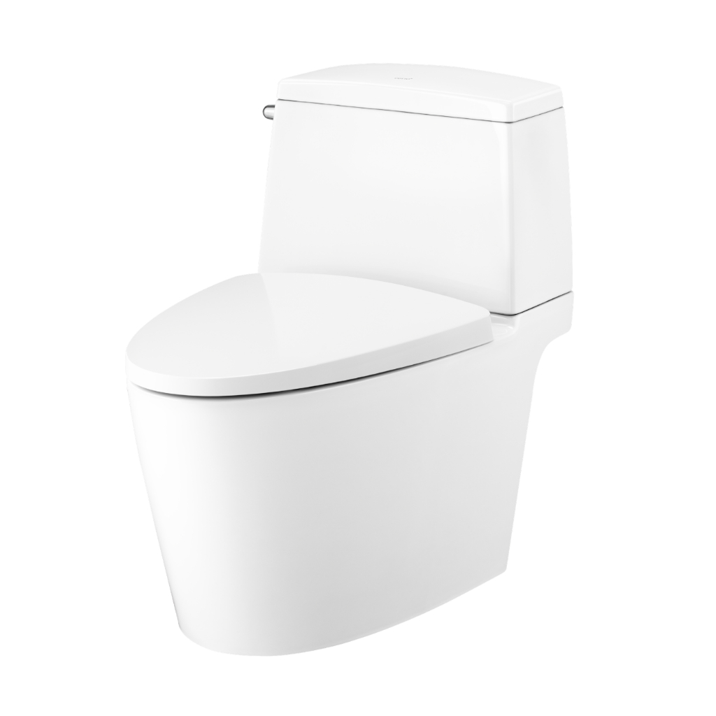 COTTO รุ่น C13537 Riviera Pro 4.8L พร้อมสาร UltraClean+ สุขภัณฑ์แบบสองชิ้น