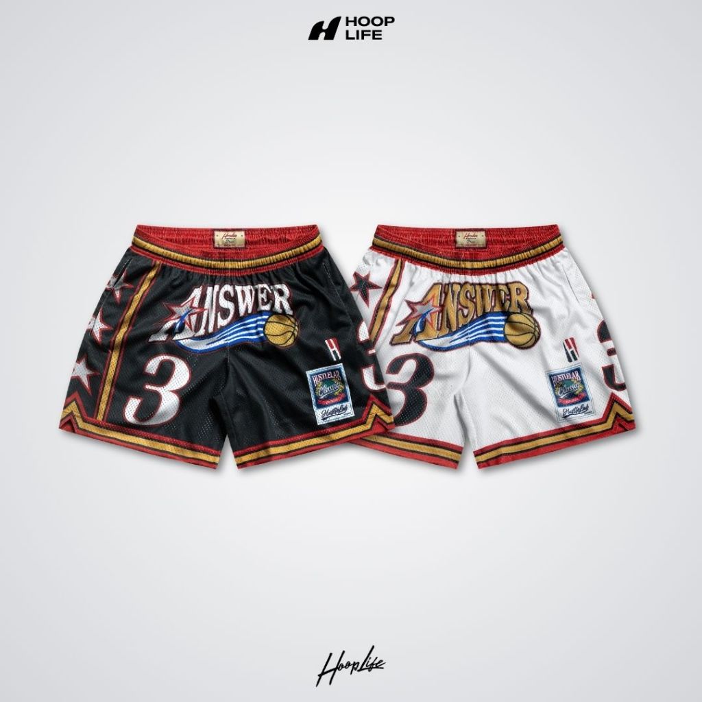 กางเกงขาสั้น กางเกงแฟชั่นเนวสตรีท HoopLife The Answer Mesh Shorts