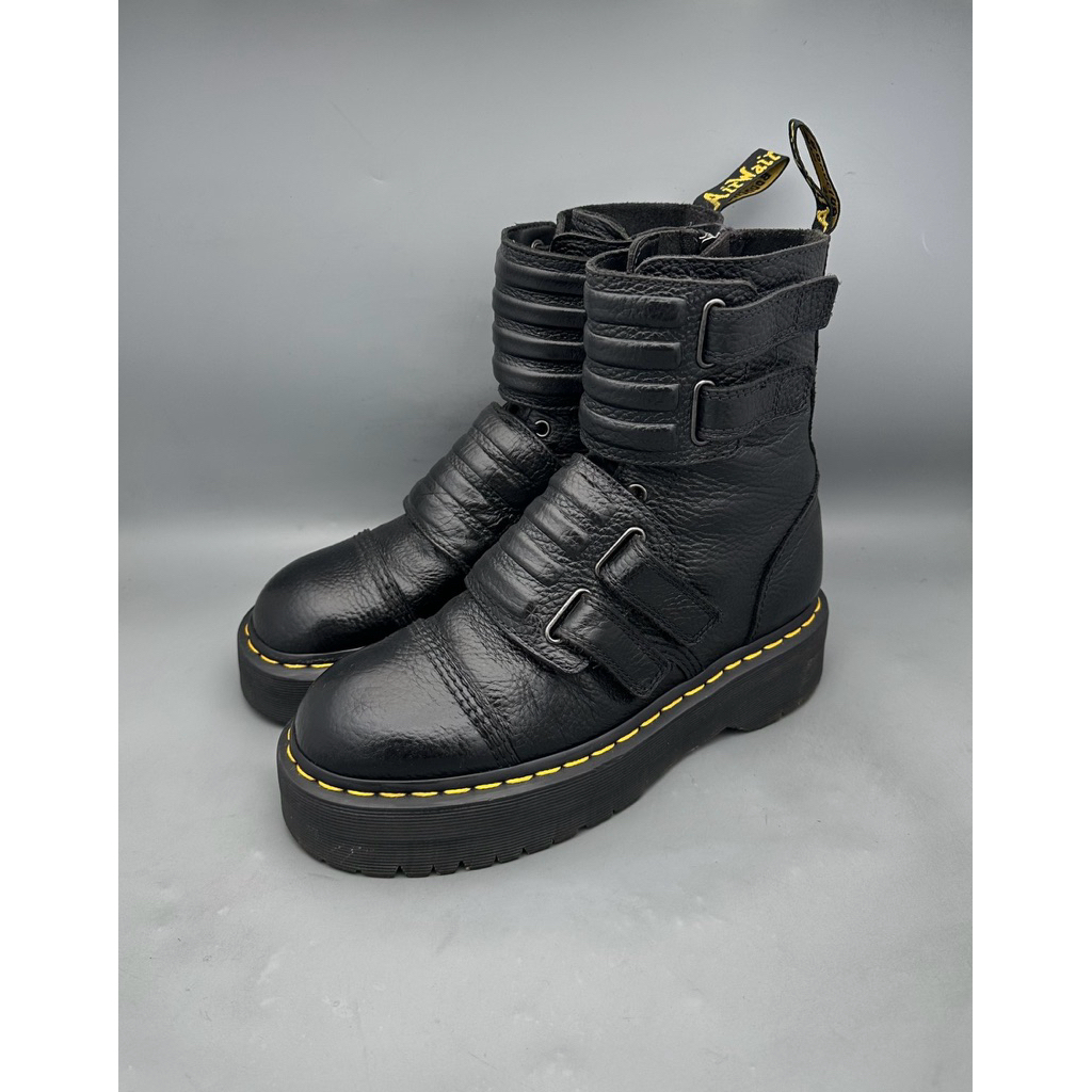 Dr.martens Axxel Leren Laarzen in Zwart Size40