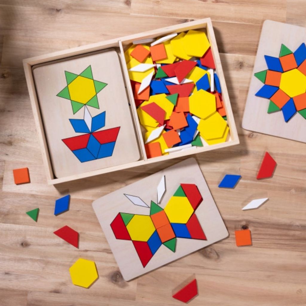 Melissa & Doug لعبة تانغرام أشكال هندسية 10 أنماط — صورة 8