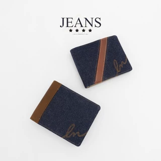Louis Montini (Jeans Collection) กระเป๋าสตางค์ผ้ายีนส์ กระเป๋า Jean Wallet TTM119
