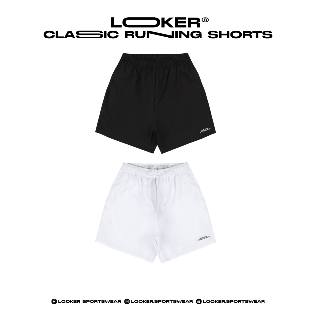 LOOKER Sportswear 2026 - Running Shorts กางเกงวิ่งขาสั้น