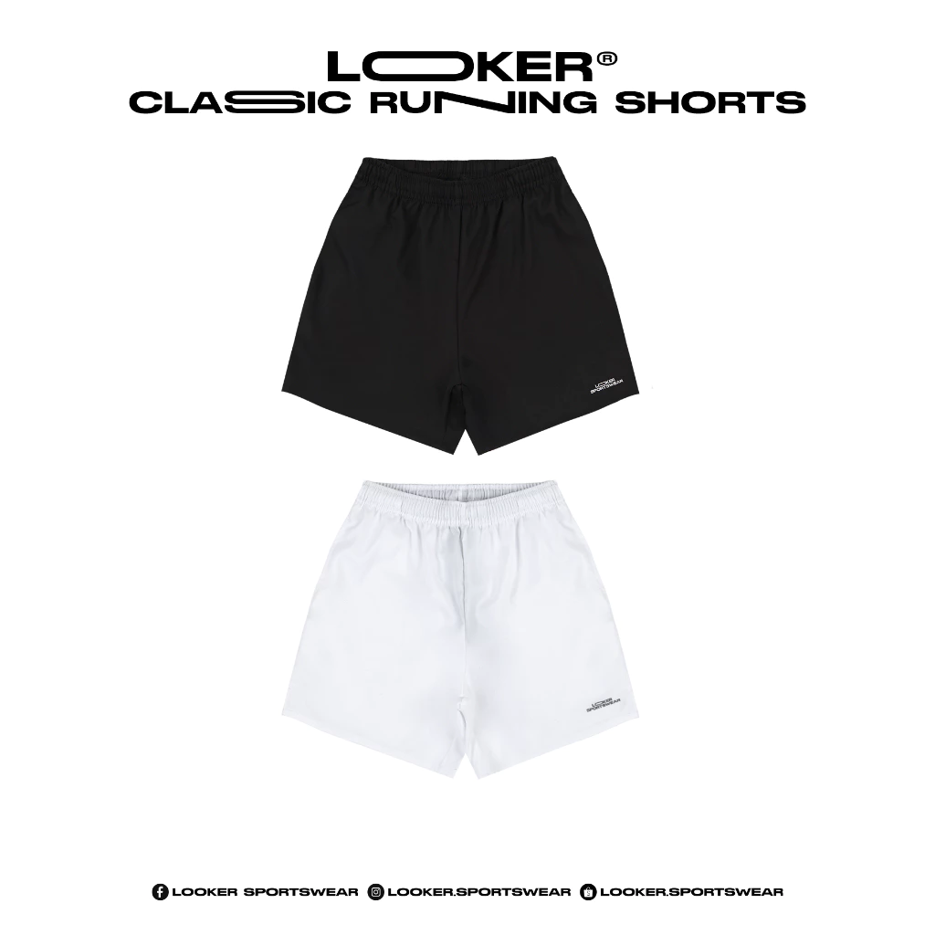 LOOKER Sportswear 2026 - Running Shorts กางเกงวิ่งขาสั้น