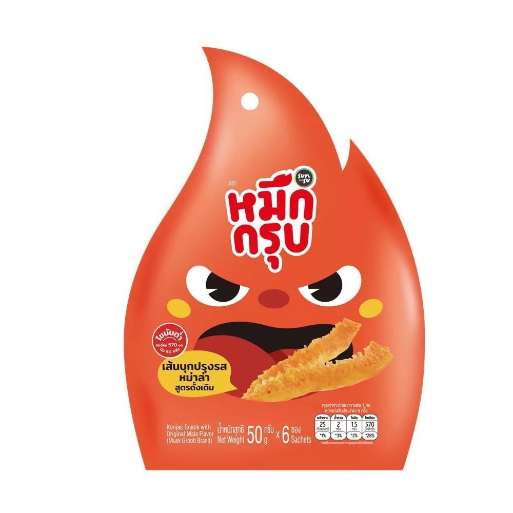 [ของแถม] Konjac MuekGroob Ori Mala 50g