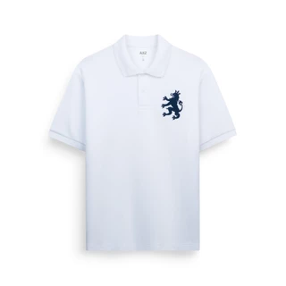 AIIZ เสื้อโปโลผู้ชายผ้าปิเก้โลโก้สิงห์ AIIZ Men's Big Lion Pique Polo Shirt