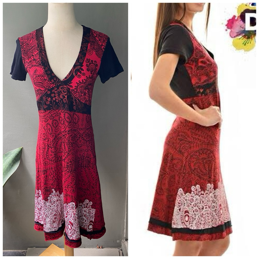 USED Desigual Y2K style dress size M