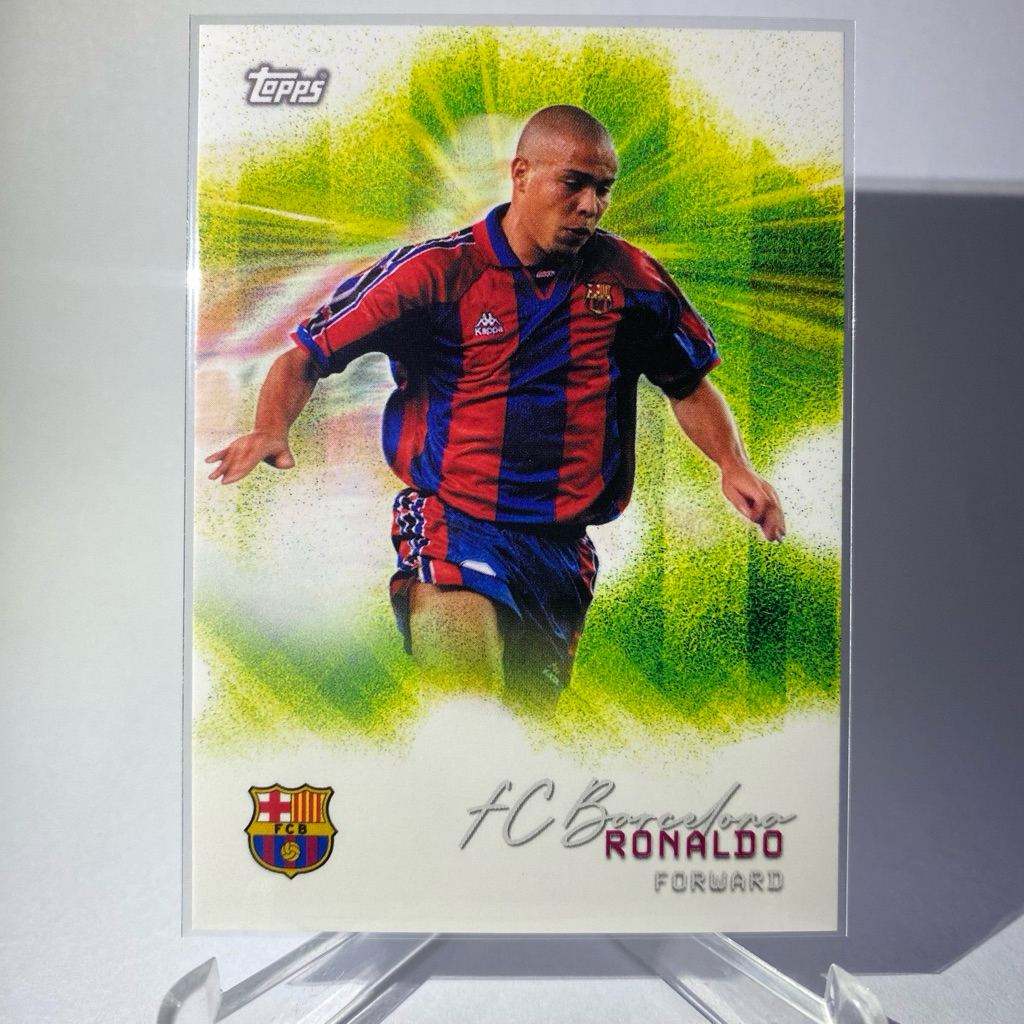 การ์ดนักฟุตบอล RONALDO, R9, BARCELONA, TOPPS 2025, No.32