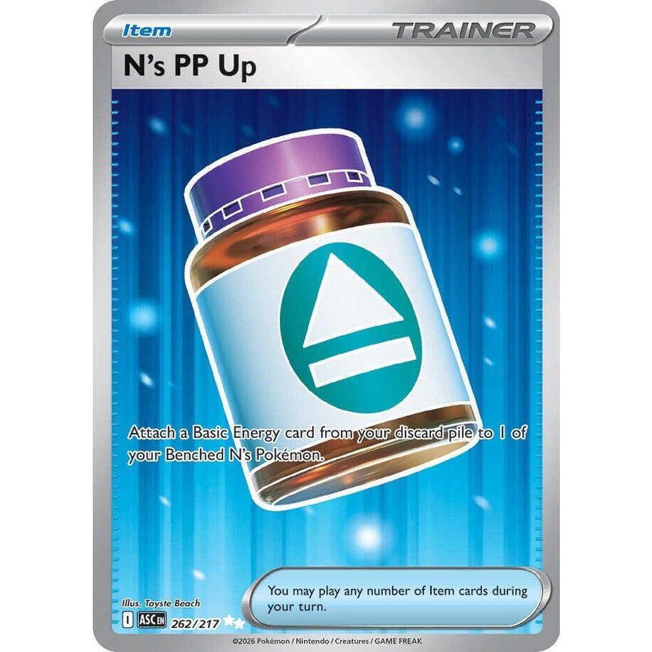[Single Card][ME: Ascended Heroes] N's PP Up - 262/217