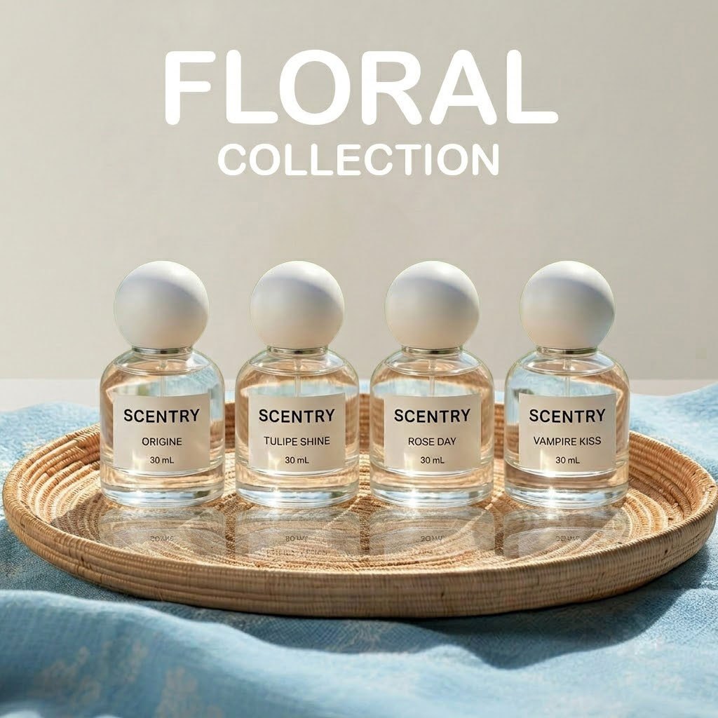 Scentry Floral&Fruity collection - เซ็นทรี่ รวมน้ำหอมกลิ่นฟลอรัลฟรุ้ตตี้ Scentry Perfume ขนาด 30ml