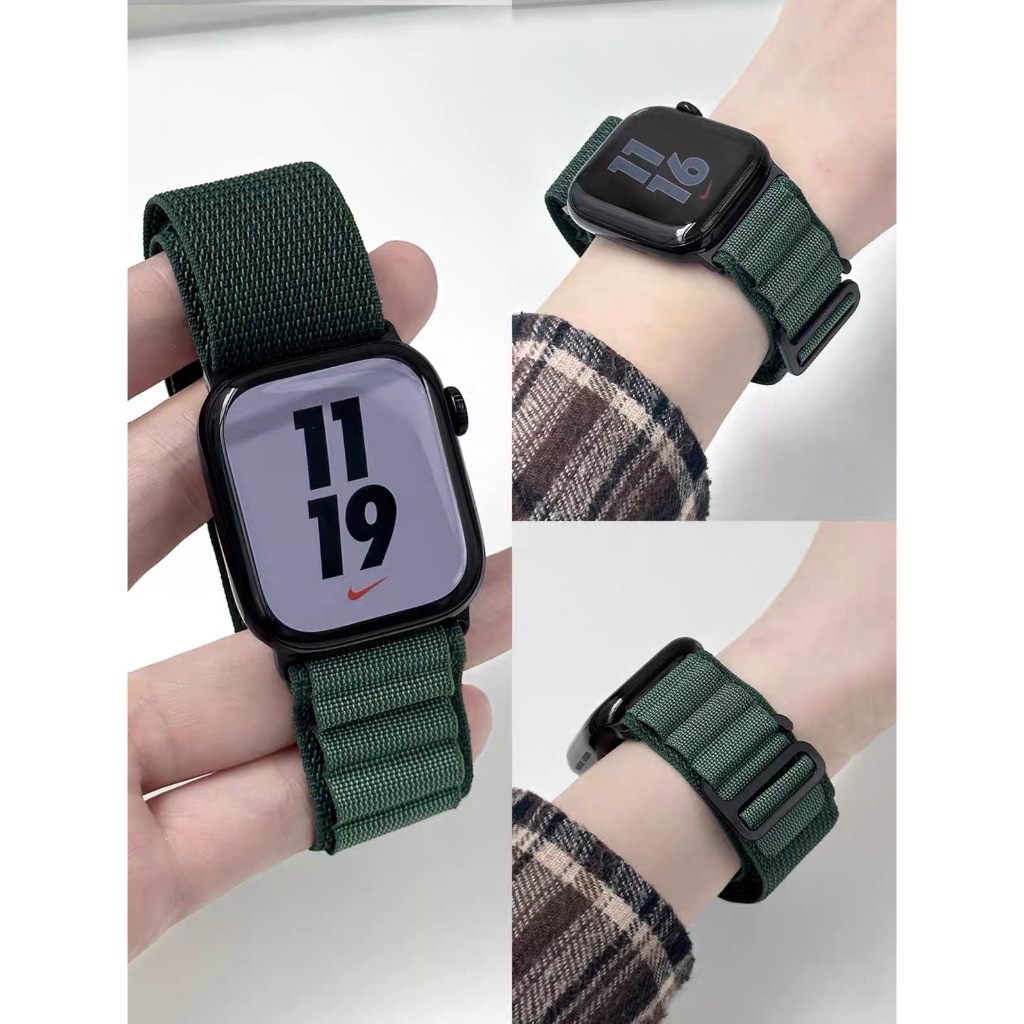 พร้อมส่ง สายผ้า Alpine แบบตะขอใช้ได้กับ Smart Watch 11 10 9 8 7 6 5 4 3 2 1 Se Ultra และ Ultra5X CD5