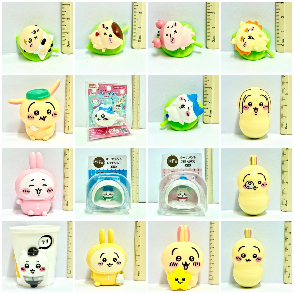 รวมงานฟิกเกอร์หลายขนาด Chiikawa สินค้ามีลิขสิทธิ์แท้ทุกชิ้น มีตราปั้มทุกชิ้น