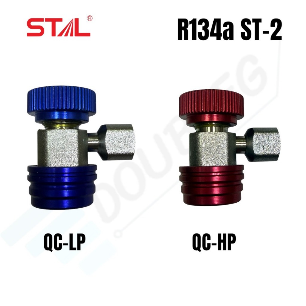 หัวคอปเปอร์เติมน้ำยาแอร์ รถยนต์ R134a (STAL ST-2) Quick Coupler