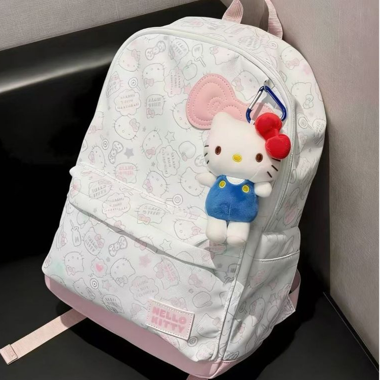 [พร้อมส่ง]Hello Kitty กระเป๋าเป้ - ลายการ์ตูนน่ารัก - ของขวัญวันเกิดเด็กหญิง กระเป๋าเป้สะพายหลังBackpack