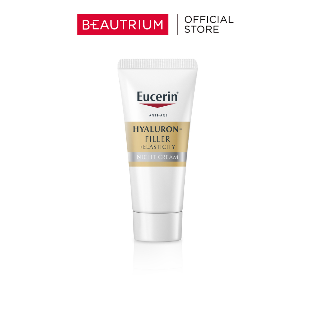 (สินค้าของแถม) EUCERIN Hyaluron-Filler+Elasticity Night Cream 5ml