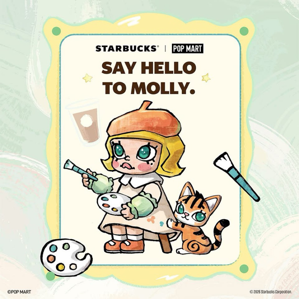 ⭐️Starbucks Pop Mart Collection⭐️Starbucks Molly Tumbler Cold Cup⭐️Starbucks Pop Mart Molly Collection