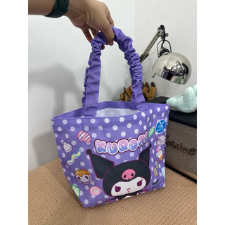 กระเป๋าผ้าแคนวาส ลิขสิทธิ์แท้ sanrio ของพรีเมี่ยม ข.37x23x15 มี 5 ลายให้สะสม📍ของใหม่ พร้อมส่ง