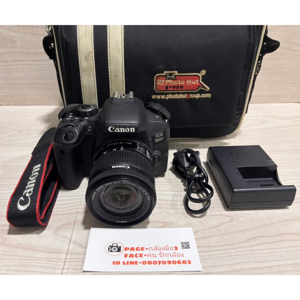 canon 800d พร้อมเลนส์