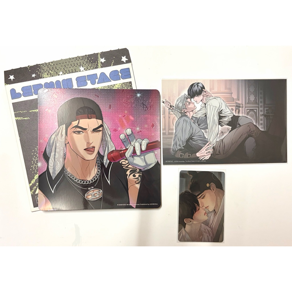 [พร้อมส่ง] Photocard Lezhin SPAKLZ Stage card postcard การ์ดยอด manhwa Lezhin BL