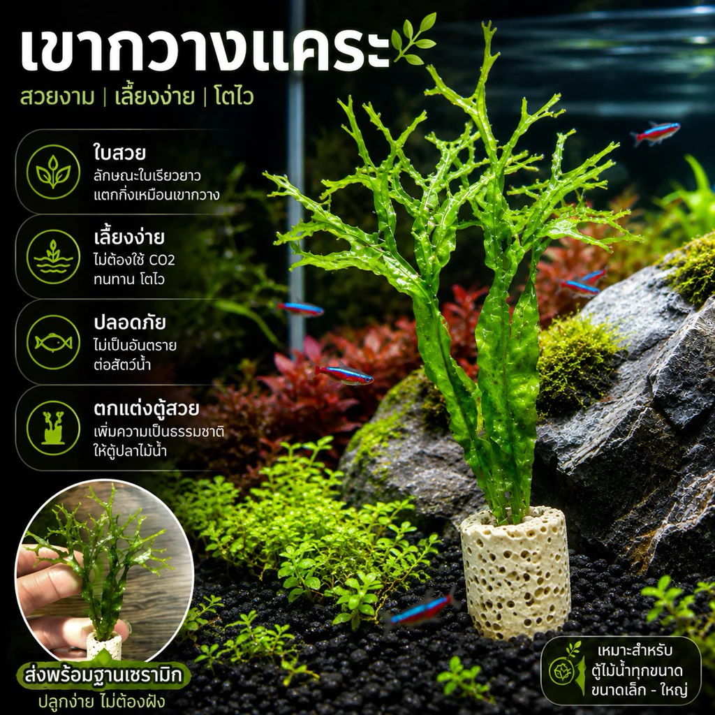 เขากวาง (เล็กแคระ )🌿ซื้อ5แถม1