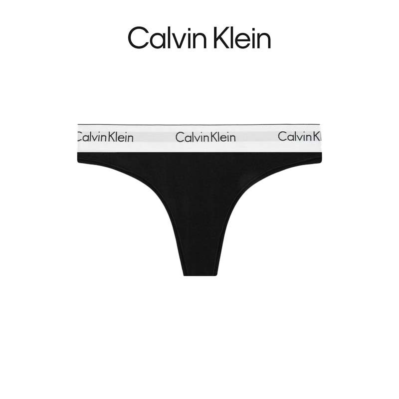 『Calvin Klein』CK WOMEN'S THONG UNDERWEAR กางเกงในผู้หญิง ทอง ผ้านุ่มยืดหยุ่น