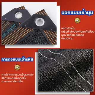 ตาข่ายกันแดด HDPE ทนทาน50ปี แผ่นตาข่ายกันสาด ตาข่ายกรองแสง กันแดด100% ผ้ากันแดดคุณภาพมาตรฐานญี่ปุ่น ARIDOO