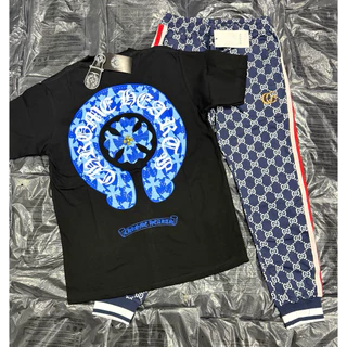 🔥ชุดเช็ทกางเกงขายาวเสื้อยืดแขนสั้นราคาพิเศษ🔥