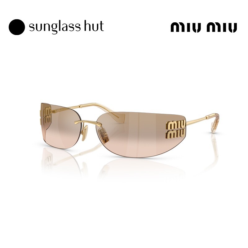 MIUMIU Women's Sunglasses, Trendy Frameless Sunglasses 0MU A51S