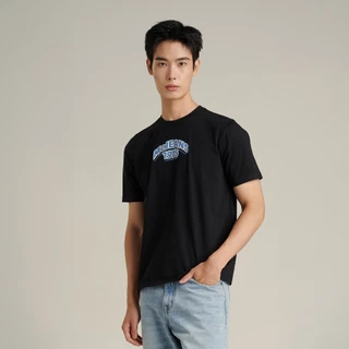 Mc JEANS (แม็คยีนส์) Online Exclusive เสื้อยืดผู้ชาย เสื้อยืดแขนสั้น ทรงเรกูลาร์ มีให้เลือก 6 สี MTSPD74