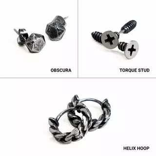 URTHE - ต่างหู สแตนเลส Unisex