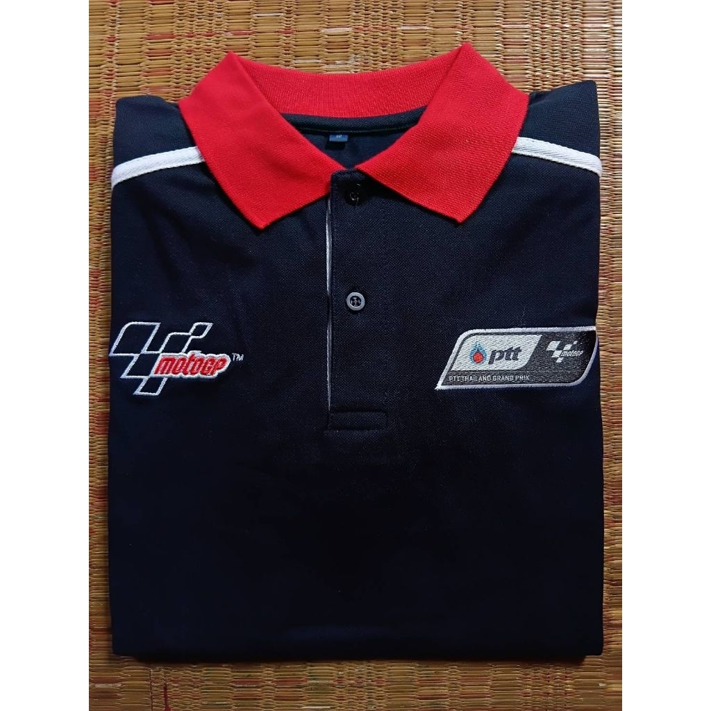 เสื้อโปโล PTT Moto GP