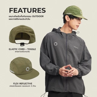 Fire Spirit 5 Panel Cap หมวกเดินป่า หมวกวิ่ง น้ำหนักเบา พับเก็บได้ไม่เสียทรง กันแดด กันน้ำ ใส่ได้กับทุกกิจกรรม