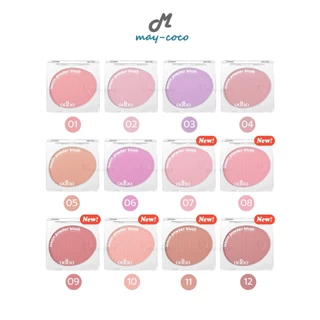 ถูก/แท้/มีไลฟ์ (มีสีใหม่) บลัชออน ODBO Iconic Powder Blush บลัชไอโคนิค บลัชเนื้อฝุ่น ปัดแก้ม เนียนนุ่ม พิกเมนต์แน่น ติดท