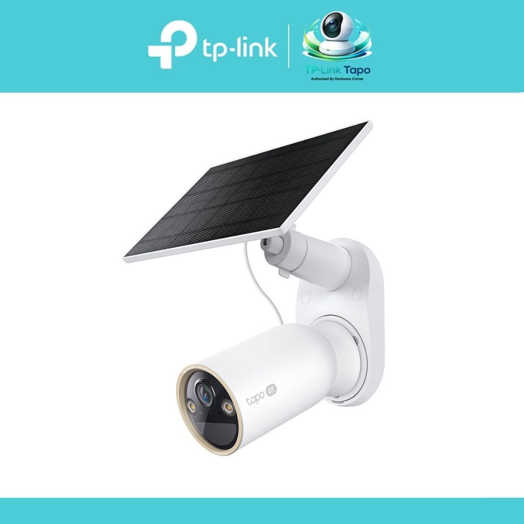 TP-LINK TAPO C460 KIT ชุดกล้องวงจรปิด คมชัด 4K 8MP พร้อมแผงโซล่าร์เซลล์ Solar-Powered Security Camer