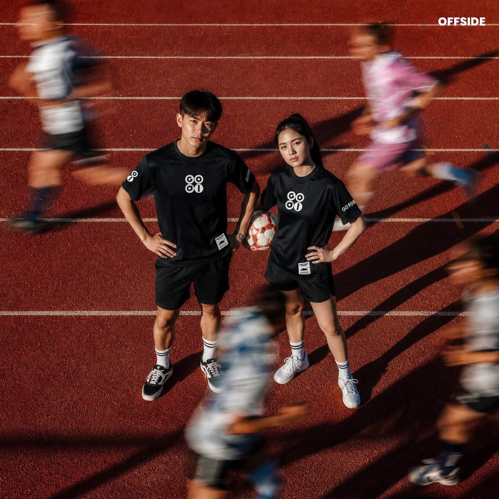 เสื้อวิ่งสีดำ มือ1 GO ACHIEVE YOUR GOAL