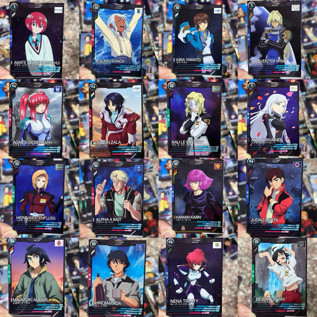 (พร้อมส่ง) การ์ดกันดั้ม Mobile Suit Gundam Arsenal Base Card ระดับ C