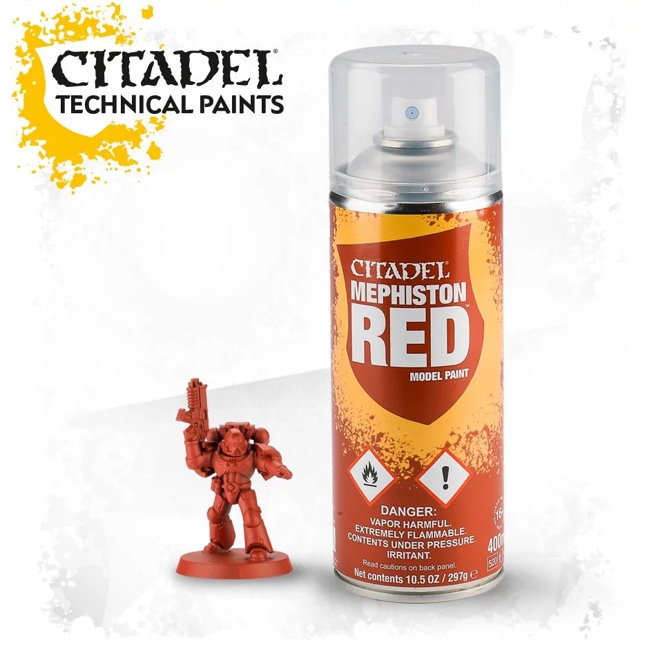 Citadel : Spray : Mephiston Red Spray สเปรย์รองพื้นโมเดล ขนาด 400 ml