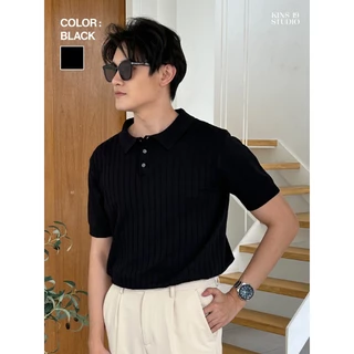 KINS | เสื้อโปโลคอปก โปโลแขนสั้น โปโลสีพื้น ของขวัญให้แฟน (KN101)