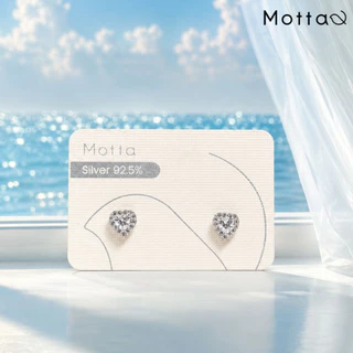 Motta Silver Earring ต่างหูติดหูเงินแท้ ดีไซน์น่ารัก
