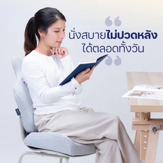 ErgoLab เบาะรองหลัง ARC Back Cushion - นั่งสบาย ไม่ปวดหลัง เมมโมรี่โฟมนุ่มพิเศษ โอบรับสรีระ รับประกันความพึงพอใจ 90 วัน