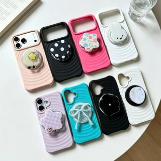 Ripple เคสกันกระแทก ชาร์จได้ ดีไซส์สวยหรู pop up แม่เหล็ก สำหรับ for iPhone17/pro/max 16/pro/max 15/pro/max 11 13 i17