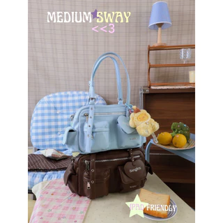 8anglesshop: Medium Sway 🏸 กระเป๋าทรง Cargo 13.5 นิ้ว มีสายยาว ใส่Ipadได้ หนังกันน้ำ กันรอย ✨ E008